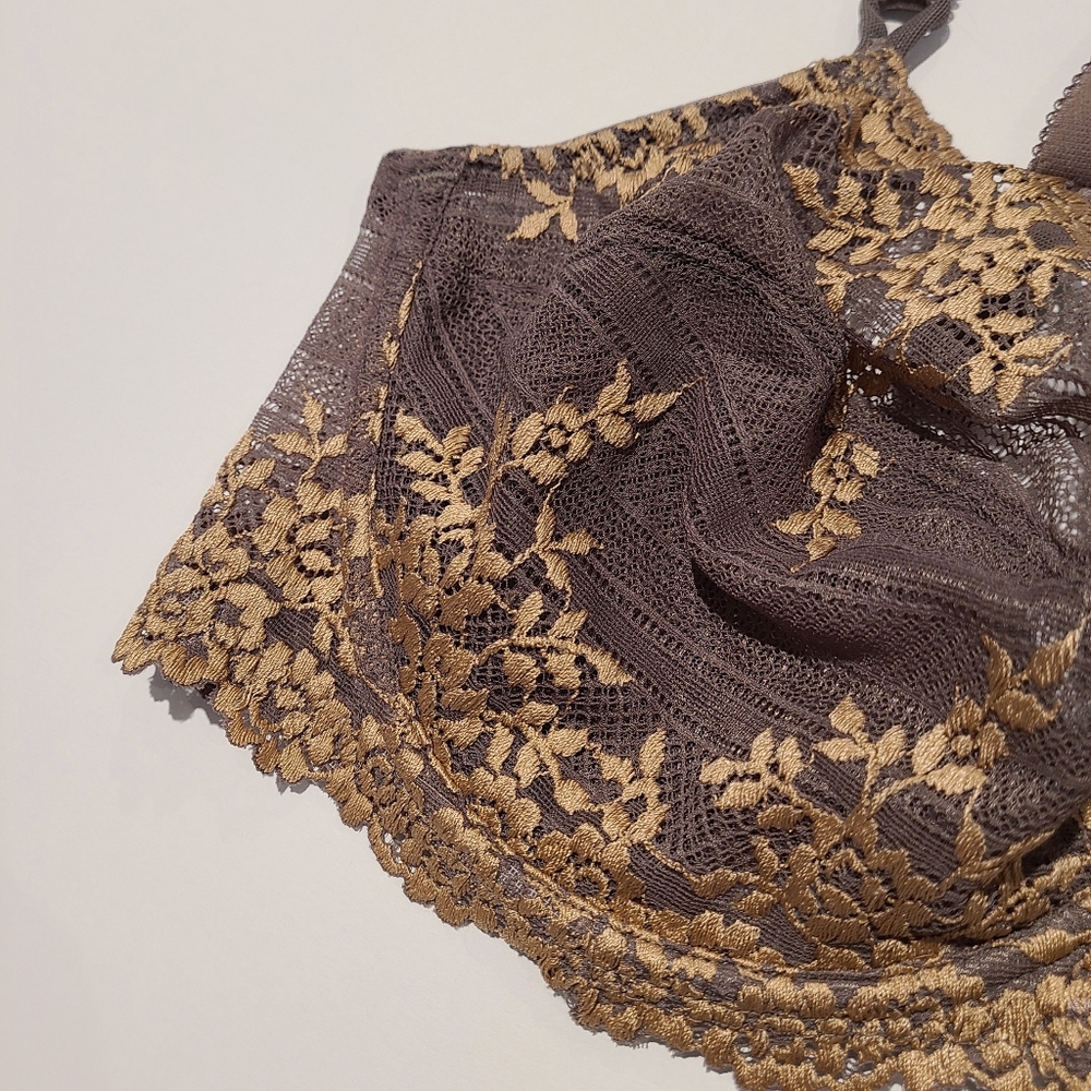 Wacoal Embrace Lace Underwire Unlined Bra 40D - Picture 2 of 6